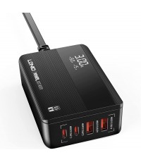 USB C Charger, LDNIO 65W 4-Port USB C Wall Charger with PD3.0+QC4.0, Multiport PPS Fast Charger USB C Charging Station Compatible with MacBook Pro/Air, iPad, Laptops, iPhone, Galaxy, Pixel and More
